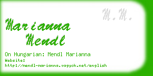 marianna mendl business card